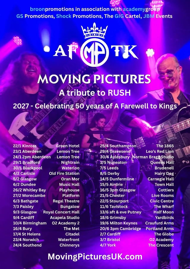 2027 Tour Date Poster